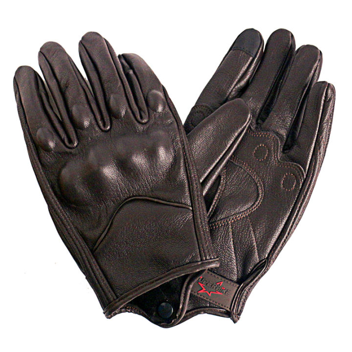motorcycle-gloves-men-touch-screen-brown-leather-electric-bike-glove-cycling-full-finger-motorbike-moto-bike-motocross-luvas