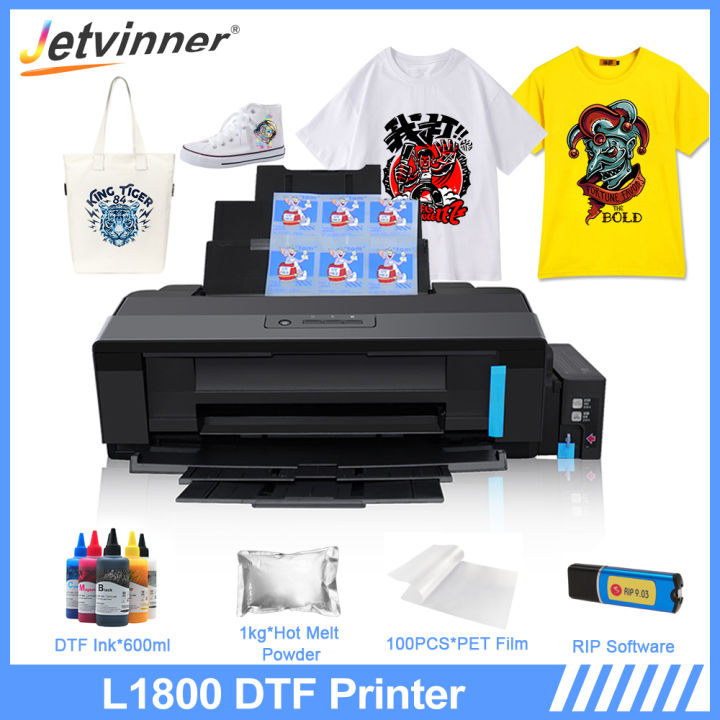 Dtf Pencetak A3 untuk Epson L1800 Terus Memindahkan Filem Diy Tshirt ...