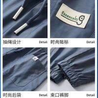 2022 summer thin tooling handsome quick-drying casual pants