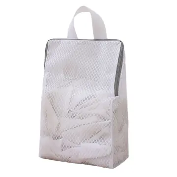 Set of 4 Honeycomb Mesh Lingerie Bag Handle Laundry Basket Set Blouse  Hosiery