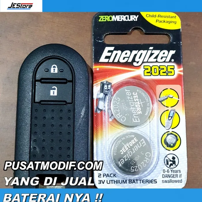 Baterai Remote Rush Terios Cr2025 Kunci Baterai Toyota Rush Cr 2025