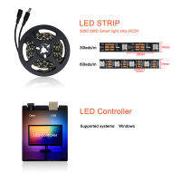 DIY Ambient PC Dream Screen USB LED Strip Computer Monitor Backlight Addressable WS2812B LED Strip 12345m Full Set