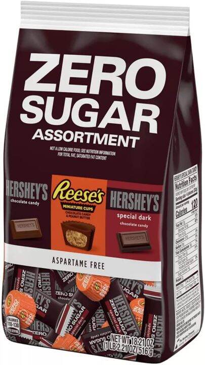 Hershey's Zero Sugar Chocolate Candy Assortment (516g) 