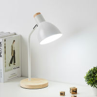 Wood Creative Table Lamp Nordic Flex Desk Light Art Simple LED E27 LightsEye Protection Reading&amp;Living Room Bedroom Home Decor