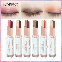 Horec อายแชโดว์แท่งสติ๊ก Novo EyeShadow Stick แต่งตาทูโทน 2 สีใน 1 แท่ง สีสวย เนื้อเนียน กันน้ำ ติดทน