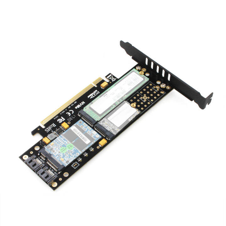 jeyi-knight-pcie3-0สำหรับ-nvme-อะแดปเตอร์-x16-pci-e-m-2-2280แผ่นอลูมิเนียมการนำความร้อนซิลิคอนเวเฟอร์พัดลมระบายความร้อน-ssd