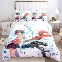 【hot】❁ Print Three Piece Set Fashion Article Children or Adults for Beds Quilt Covers Pillowcases