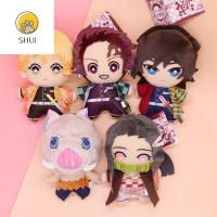 SHUI70300 Kamado Tanjirou Soft Kawaii Kamado Tanjirou อนิเมะสังหารอสูรของขวัญเด็กกระเป๋า Pendat Tomioka Giyu ผู้หญิงของขวัญของเล่นกำมะหยี่ยัดไส้ตุ๊กตาผ้ากำมะหยี่พวงกุญแจผ้ากำมะหยี่ตุ๊กตาฆ่าปีศาจ