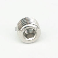 【▼Hot Sales▼】 ci22op 1/4 "Npt ชาย Ss304สแตนเลส Countersunk ปลั๊กท้ายปลายบากท่อเบ้าปลั๊กหกหัวภายใน