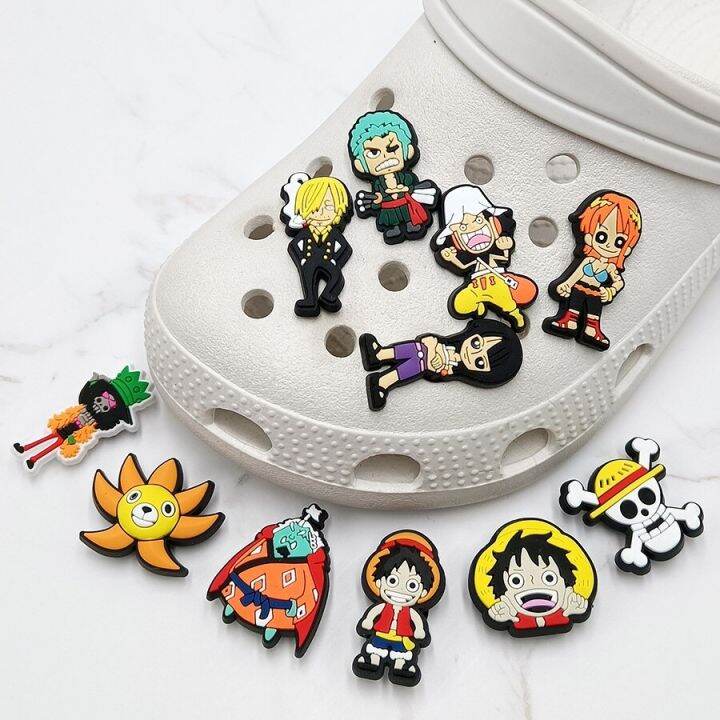 【Ready Stock】 Japanese Nami Anime Jibbitz for Crocs Zoro Luffy Jibbits ...