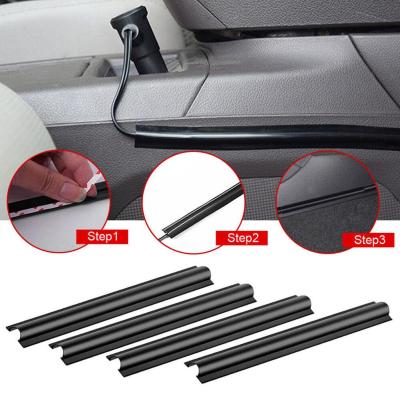 4pcs/set Car Interior Cable Line Sleeve Protector Universal Clips Cover Cable Clamp Accessories Organizer Hidden Wire Data T8S6