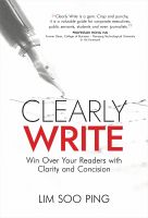 หนังสืออังกฤษใหม่ Clearly Write: Win Over Your Readers with Clarity and Concision