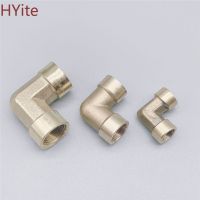 Female x Female Thread 1/8 1/4 3/8 1/2 3/4 1 90 Deg Brass Elbow Pipe Fitting Connector Coupler For Water Fuel Copper