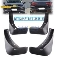 ด้านหน้าด้านหลังรถ Mud Flaps สำหรับ VW Volkswagen Passat B8 3G 2015 2016 2017 Mudflaps Splash Guards Mud Flap Mudguards Fender