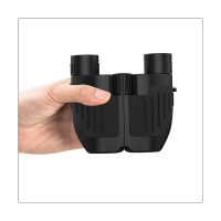 1 PCS 10X25 Outdoor Binoculars Black Plastic + Alloy Portable HD Outdoor Sightseeing Binoculars