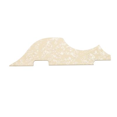 Bass Guitar Pickguard for HOFNER Replacement,Left Hand 3Ply Cream Pearl