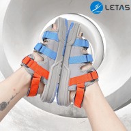 [HOT] Hàng có sẵn- Sandal Unisex Letas Chính Hãng- D1001 Đế cao- chống trượt- Full Box thumbnail