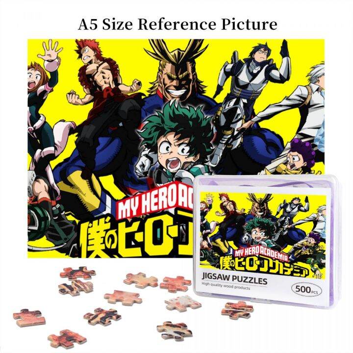 my-hero-academia-6-wooden-jigsaw-puzzle-500-pieces-educational-toy-painting-art-decor-decompression-toys-500pcs