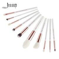 【CW】◈✙♙  Brushes 10pcs Makeup White/Rose Gold Bristle Make up Definer Shader T223