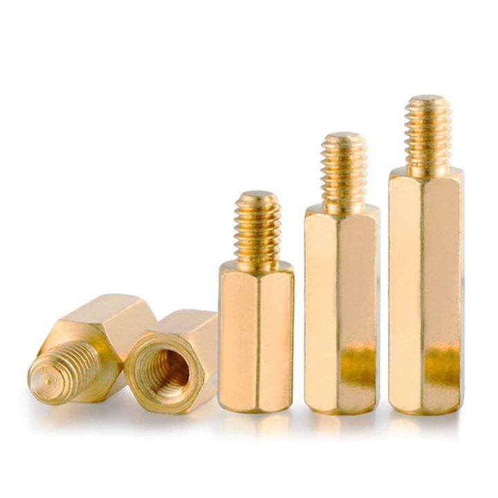 m2-m2-5-m3-m4-m5-2-80mm-hex-brass-male-female-standoff-board-stud-metric-hexagon-threaded-pillar-pcb-motherboard-spacer-bolt-nails-screws-fasteners