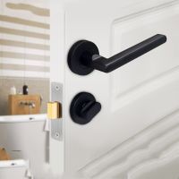 304 Stainless Steel Barn Door Handles for Interior Doors Indoor Room Outdoor Wooden Door Single Side Handle with Lock Door Hardware Locks