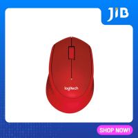 JIB MOUSE (เมาส์ไร้สาย) LOGITECH M331 WIRELESS SILENT PLUS (RED)