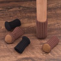 ◐ 4/8/12/16pcs Table Leg Socks Knitted Chair Cover Furniture Legs Sock Chair Leg Protector Cover Legs For Furniture Chair Leg Caps