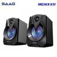 ลำโพง  SAAG D72 ARCHER SPEAKER USB/ 3W