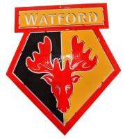 โลโก้ วัตฟอร์ต WATFORD เหล็กตัดเลเซอร์ขนาด 30 cm. หนา 2.5 mm. ทำสีเหมือนจริงใช้สี 2k สีพ่นรถยนต์ภายนอก ทนทุกสภาวะอากาศติดตั้งได้ทั้งภายนอกภายใน