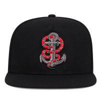 ? Cayler Sons Anchor Embroidered Hat Fashion Hip Hop Flat Hat Hip Hop Casual Baseball Cap Tide Men And Women
