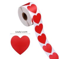 Heart shape of Red Stickers seal labels 50 Labels stickers scrapbooking for Package and wedding decoration stationery sticker Stickers Labels