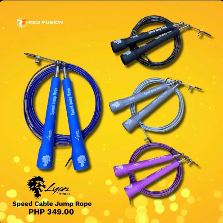 Lyon Fitness Cable Speed Rope with Pouch | Lazada PH