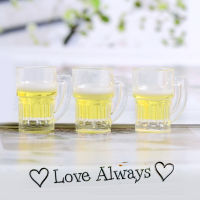 3D beer cup resin mini simulation wine glass accessories DIY dollhouse accessories