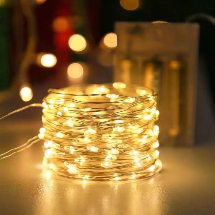 LED String Light Copper Wire Outdoor Led Garland Lamp Christmas ...