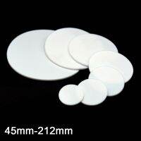 1 Buah 3Mm Lembar PTFE Bulat Papan PTFE Padat Pelat Gasket Segel Suhu Tinggi Dia 45/58/68/78/88/102/122/138/158/188/212Mm