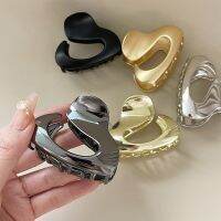 【YF】▬❦✺  C New Exquisite Metal Hollowed Out Hairgrip Korean Hair Clip Claw Barrettes Hairpin Girs Accessories Headdress