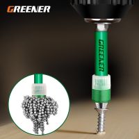 Greener Anti-skidding Screwdriver Bit Magnetic Ring 1/4" Universal Screw Driver Head Metal Drill Bit Magnet Powerful Ring Drills  Drivers