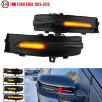 LED แบบไดนามิก Blinker Side Marker ไฟเลี้ยว Repeater Indicator สำหรับ Ford EDGE 2015 2016 2017 2018 2019