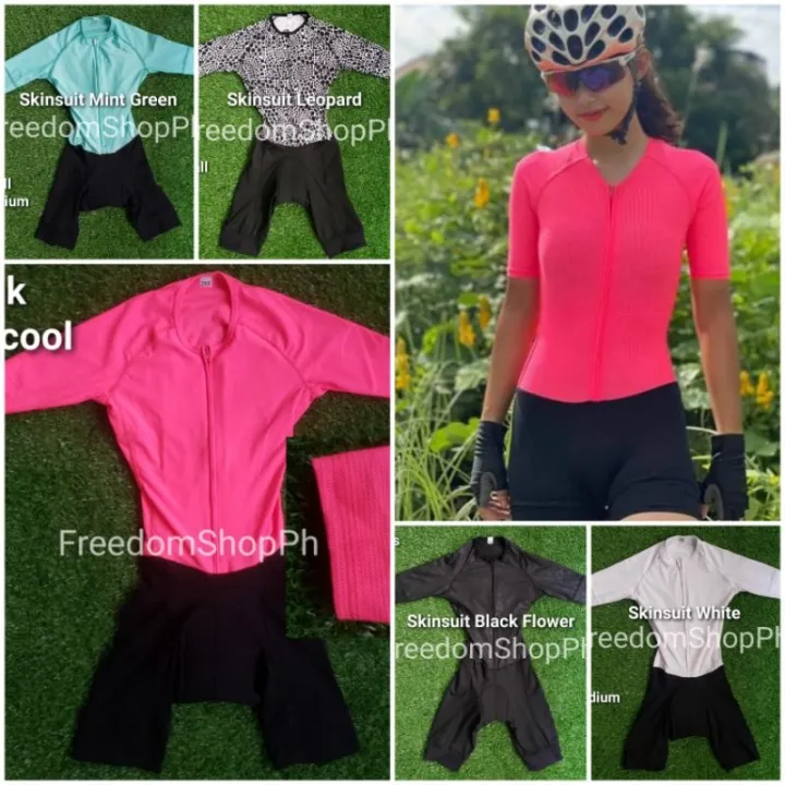 Sale Plain Onesuit Skinsuit Trisuit Cycling Jersey Lazada Ph