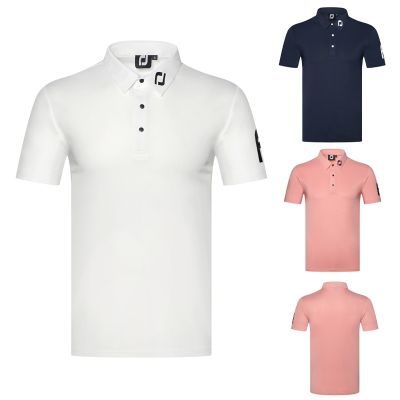 FootJoy PXG1 Odyssey PEARLY GATES  Master Bunny Callaway1 Le Coq♤✢✁  Golf clothing casual sweat-absorbing short-sleeved mens quick-drying breathable outdoor sports POLO shirt loose top