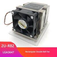 COOLSERVER R82เย็น2U ซีพียูเซิร์ฟเวอร์เวิร์กสเตชันหม้อน้ำ3ท่อฮีทการทำให้เกิดความเย็นโดยการพึ่งพาเทคโนโลยีพัดลมสำหรับ Intel LGA3647ฐานทองแดงทั้งหมด