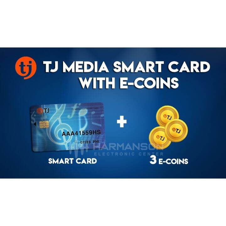 TJ Media Loaded Smart card for authenticating karaoke player Lazada PH