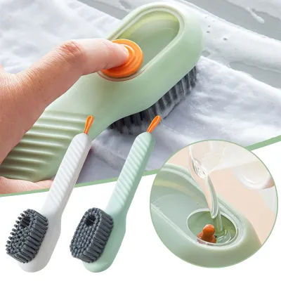 Multifunction Cleaning Brush Soft Bristled Liquid Shoe Brush Clothes Brush Shoe Clothing Board Brush Household Cleaning Tool