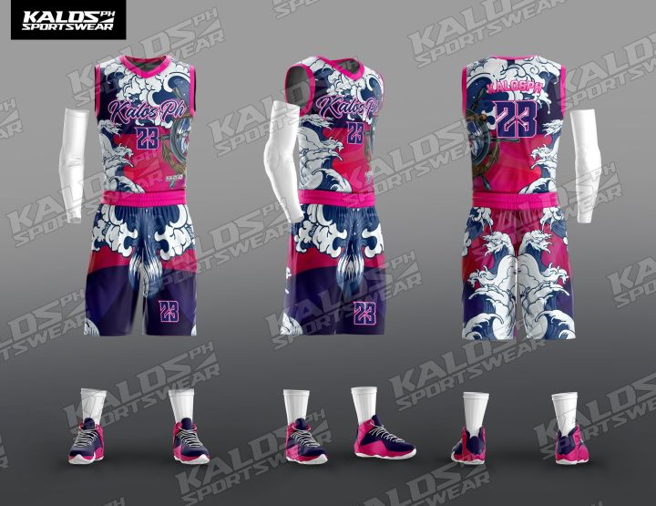 038 SEAFARER MARINE SEAMAN DESIGN BASKETBALL JERSEY SET SANDO AND SHORT ...