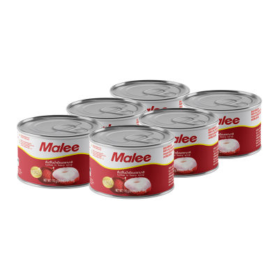 สินค้ามาใหม่! มาลี ลิ้นจี่ในน้ำเชื่อม 6 ออนซ์ x 6 กระป๋อง Malee Lychee In Syrup 6 oz x 6 Cans ล็อตใหม่มาล่าสุด สินค้าสด มีเก็บเงินปลายทาง