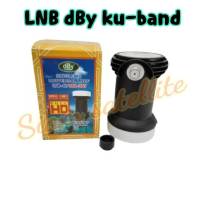 LNB หัวรับสัญญาณดาวเทียม 1 ขั้ว LNBK1 (Univerasl) ยี่ห้อ dBy