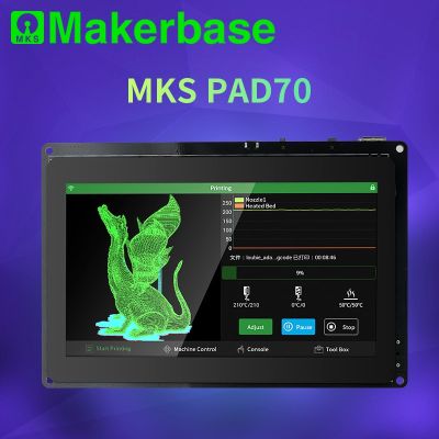 Makerbase MKS Pad7 Capacitive สมาร์ทจอแสดงผล7.0นิ้ว Android Pad 3D ชิ้นส่วนเครื่องพิมพ์ Gcode Visualizer ออนไลน์ Slice การพิมพ์ระยะไกล