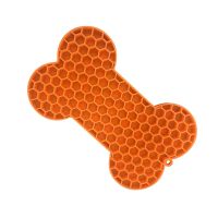 Mat for Pet Dogs Cats Slow Food Bowls with Suction Cup Feeding Food Bowl Silicone Dog Lick Pad Pet Supplies