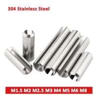 M1.5 to M8 Diameter 1.5mm 8mm GB879 A2 304 Stainless Steel Elastic Cotter Cylindrical Positioning Tension Dowel Roll Spring Pin