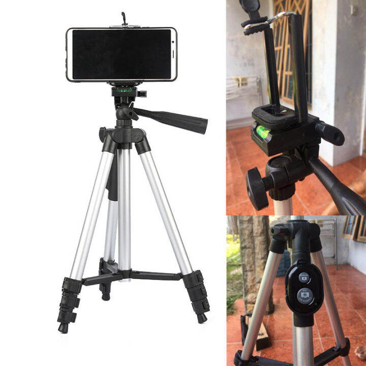 Extendable Camera Tripod Bluetooth DK 3888 Portable Stand With Remote